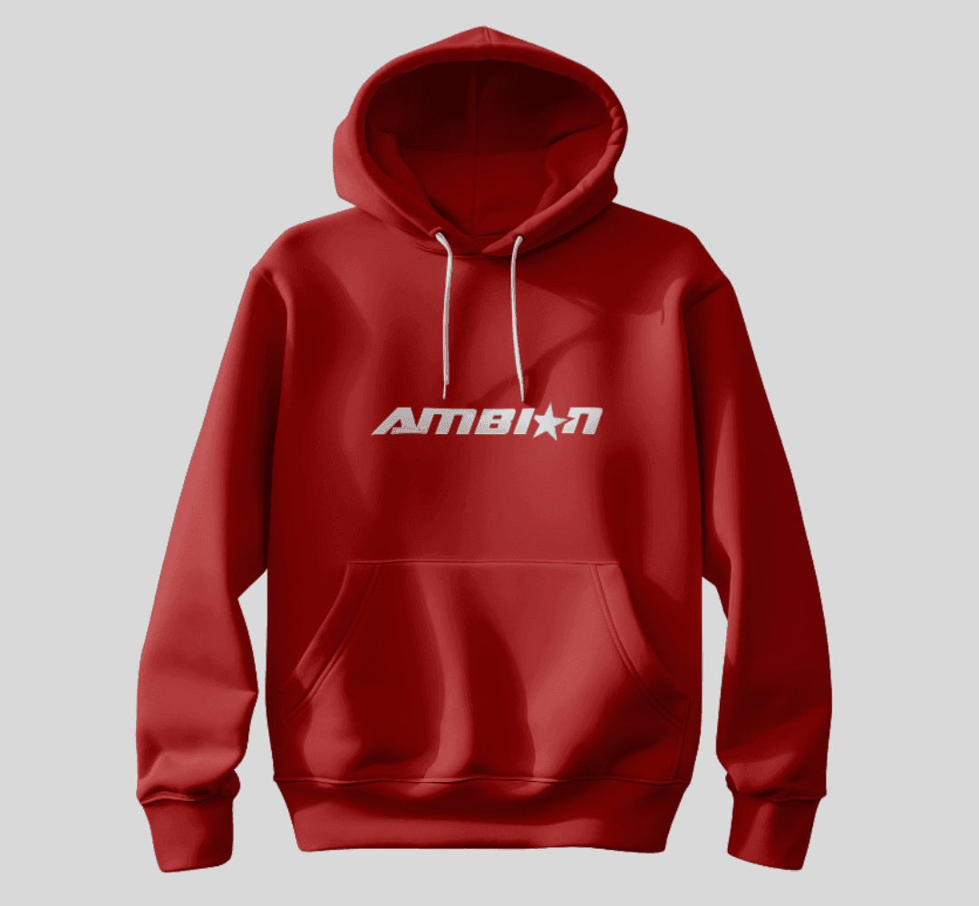 dark Red minimalist  Hoodie Sweatshirt for winter season