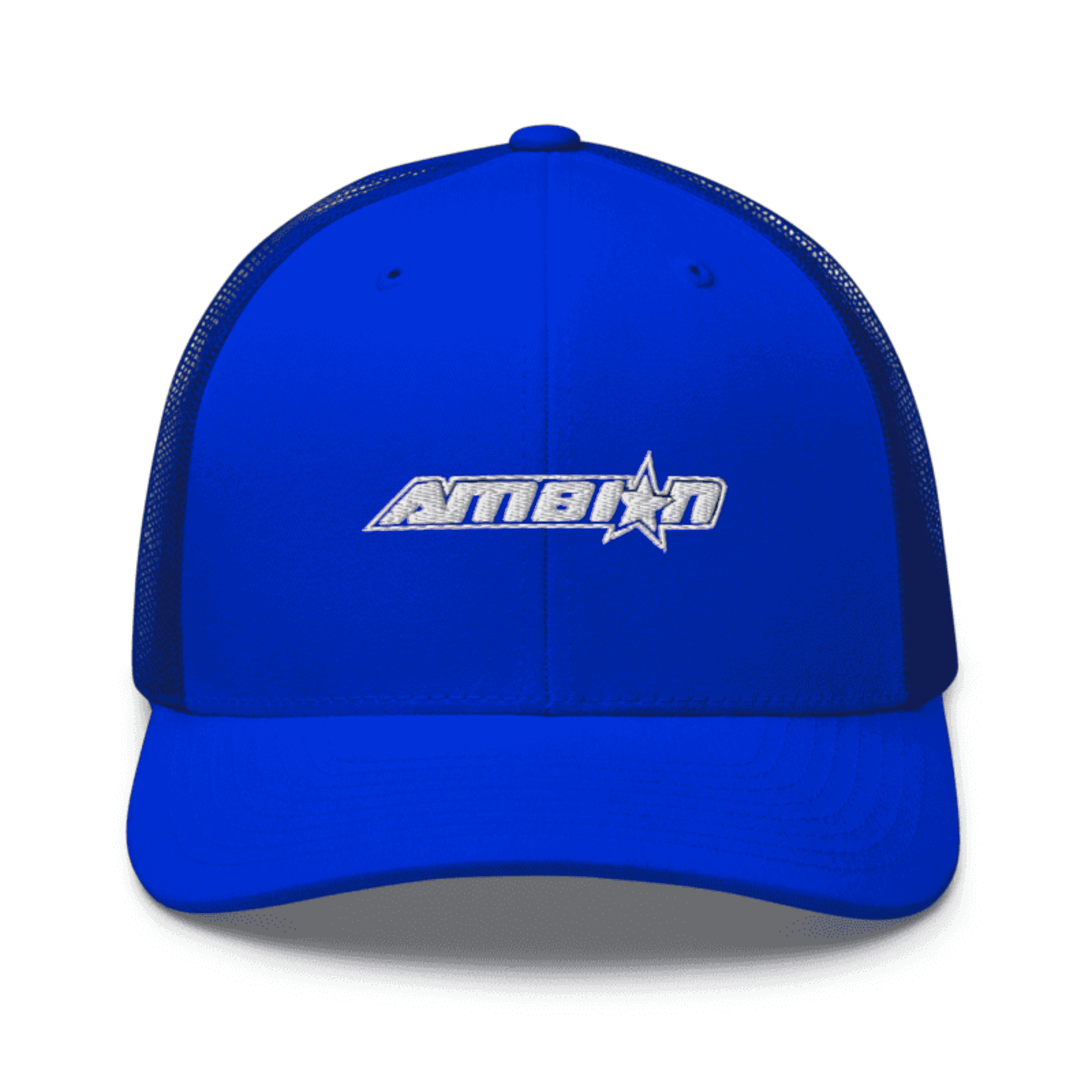 Royal Blue trucker hat, perfect for all-day wear.