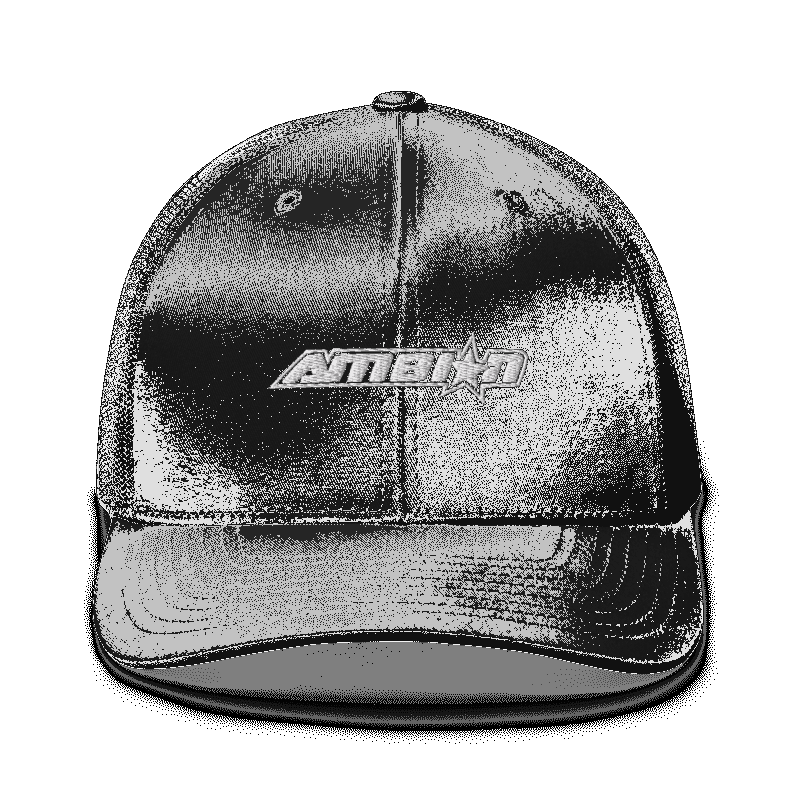 Affordable and Black trucker hat with company logo. 